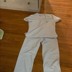 Figs scrub set- space grey- discontinued